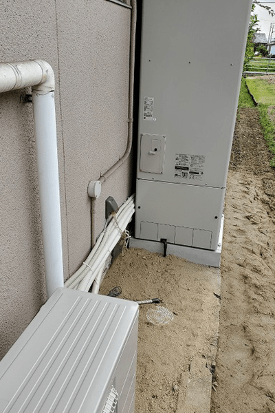 広島県福山市K様邸三菱SRT-W375施工実績写真